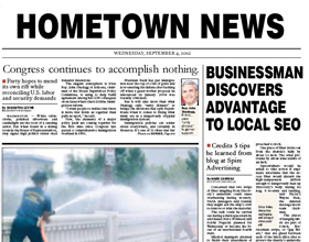 Hometown newspaper