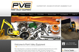 Paint Valley Equipment Web Design